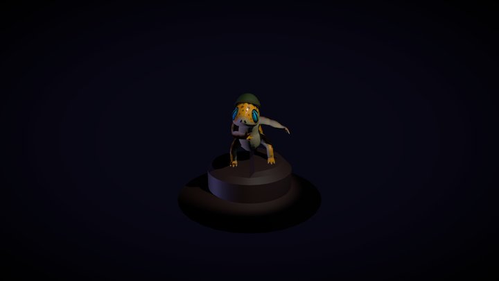 Gecko 3D Model