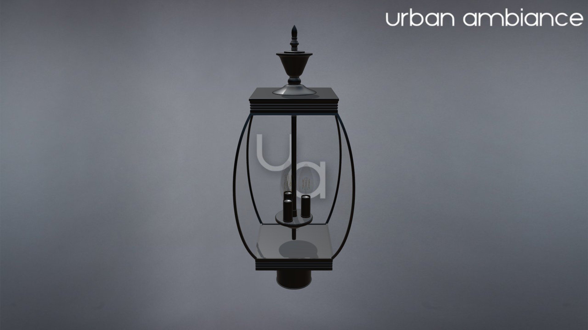 UQL1174 Colonial Outdoor Post Light, 22