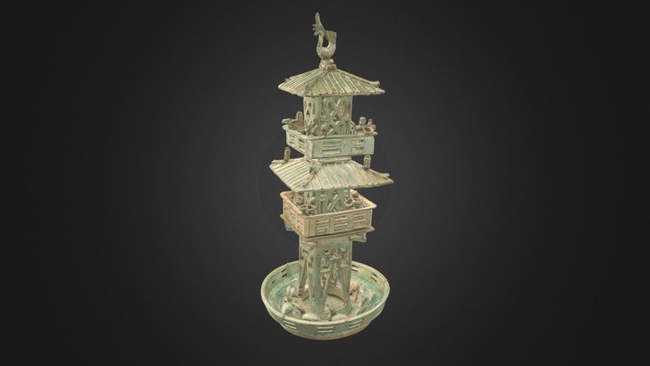 緑釉水榭 3D Model