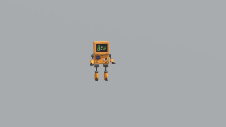 Robotito Gameboy 3D Model