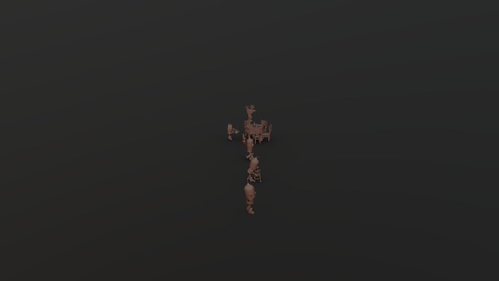робот 3D Model