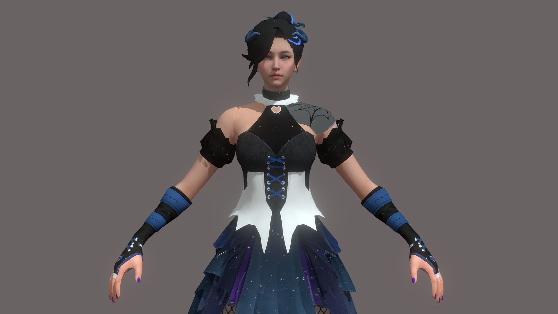 Ran - Maiden of nightfall - 3D model by sxnneh [8fbf6a4] - Sketchfab