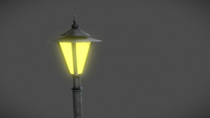 Lamp post 3D Model