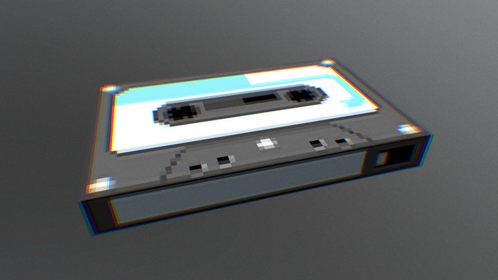 Compact Cassette 3D Model