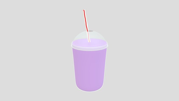Grimace Shake 3D Model