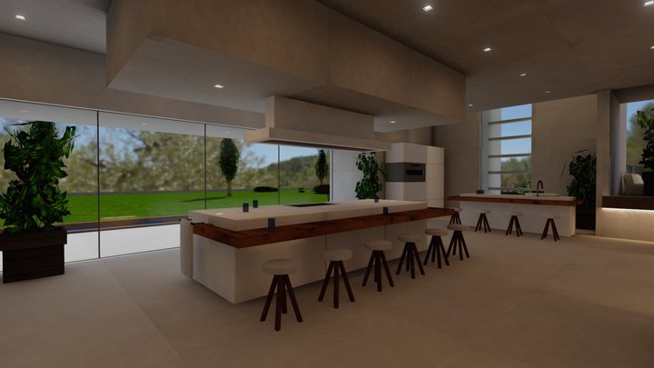SHC Modern Mansion Assets Complete Pack 3D Model