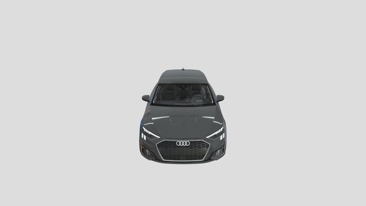 Audi_A3_Steel_Gray 3D Model