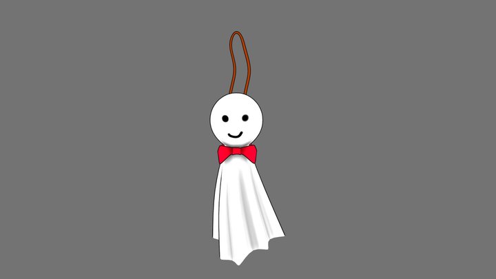 Teru Teru Bozu 3D Model