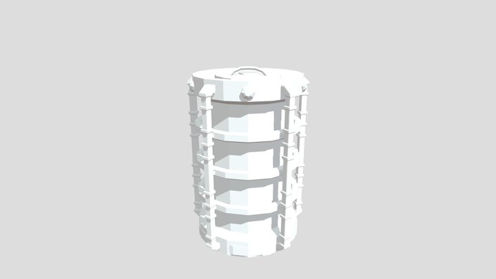 Scifi Canister, Compulsory Task 3D Model