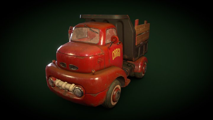 Farm truck stylized – Modello 3D gratuito STL
