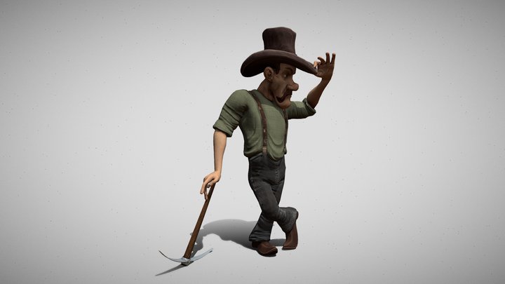 Miner 3D Model