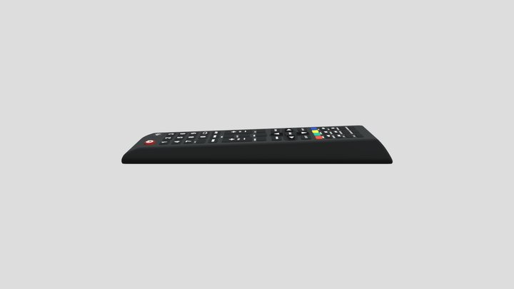 TV remote control 3D Model