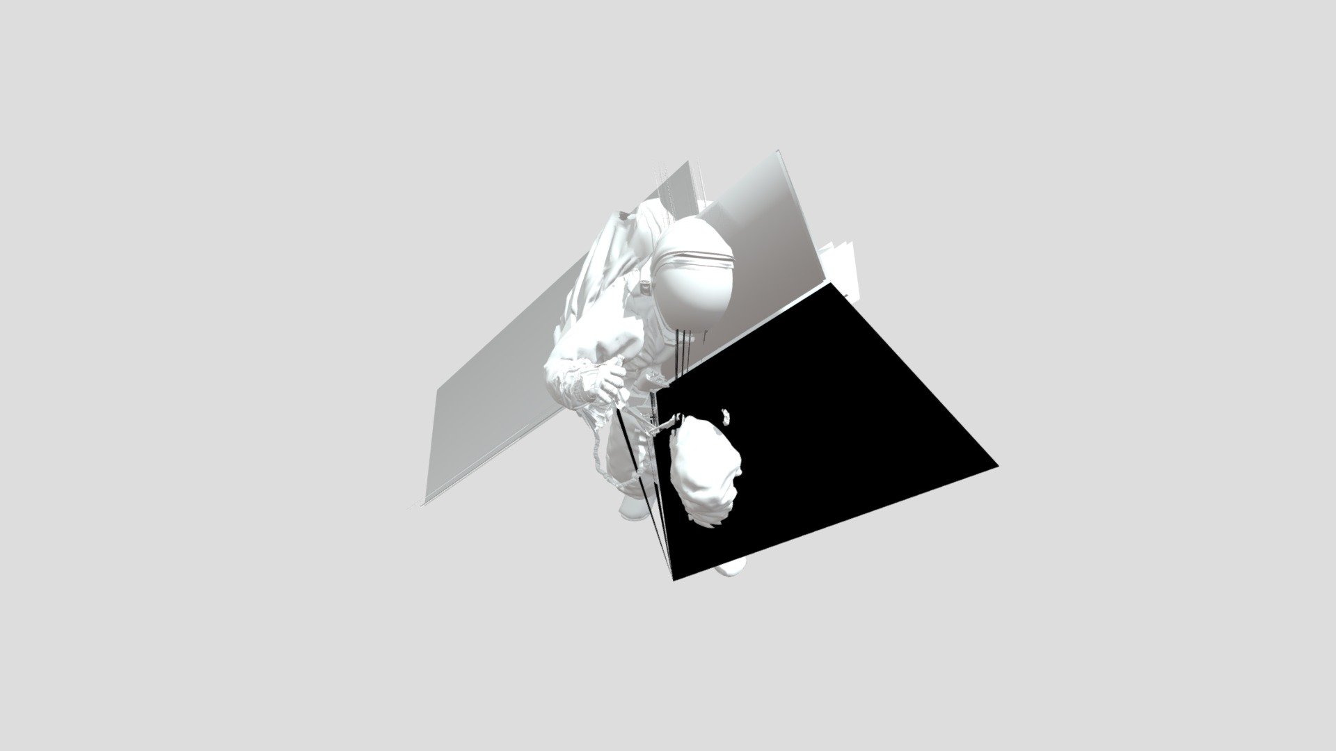 Jump Astronot Turko 3D Animation Model