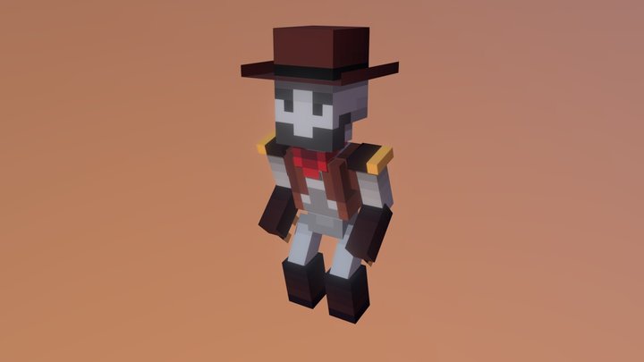 Cowboy 3D Model