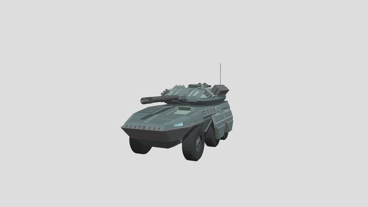 Low Poly MGS 3D Model