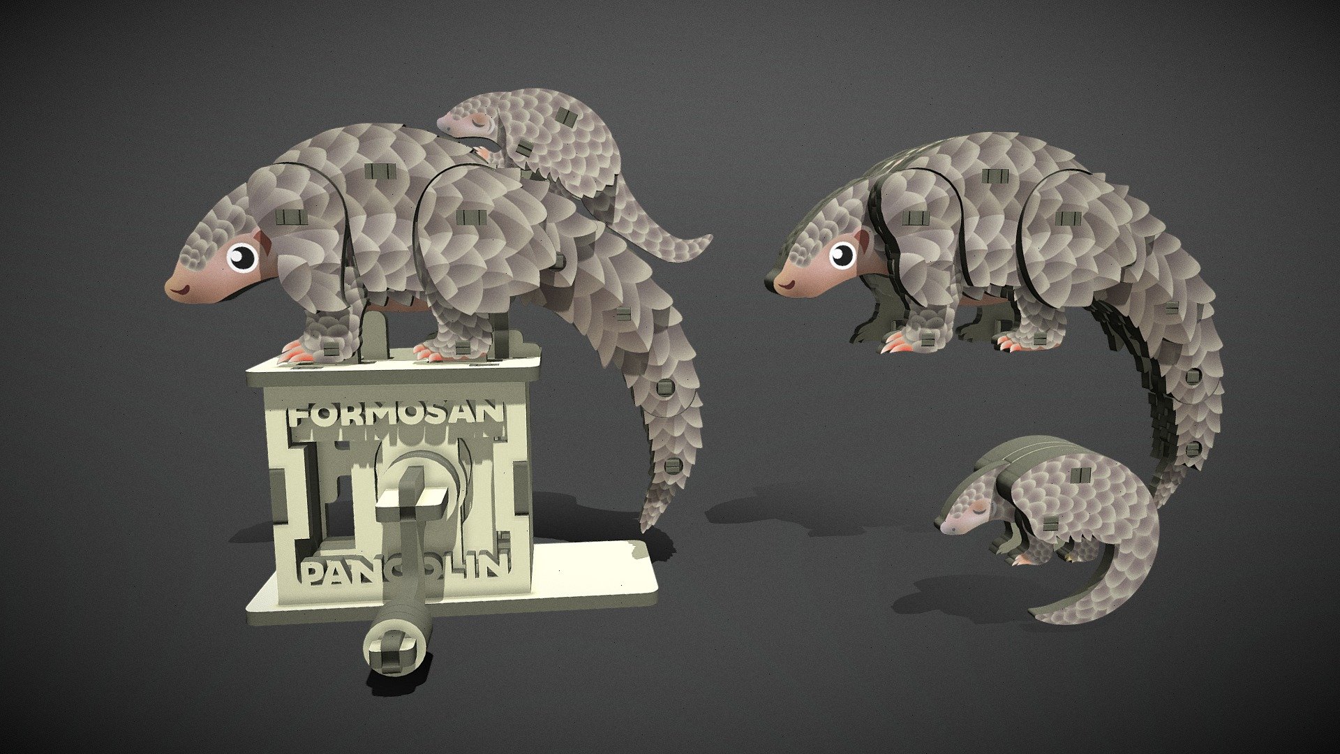 [MC-018] Pangolin — Sketchfab embed 3D viewer