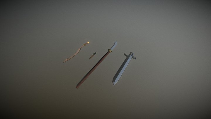Weapons 3D Model