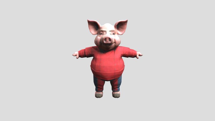 John Pork 3D Model