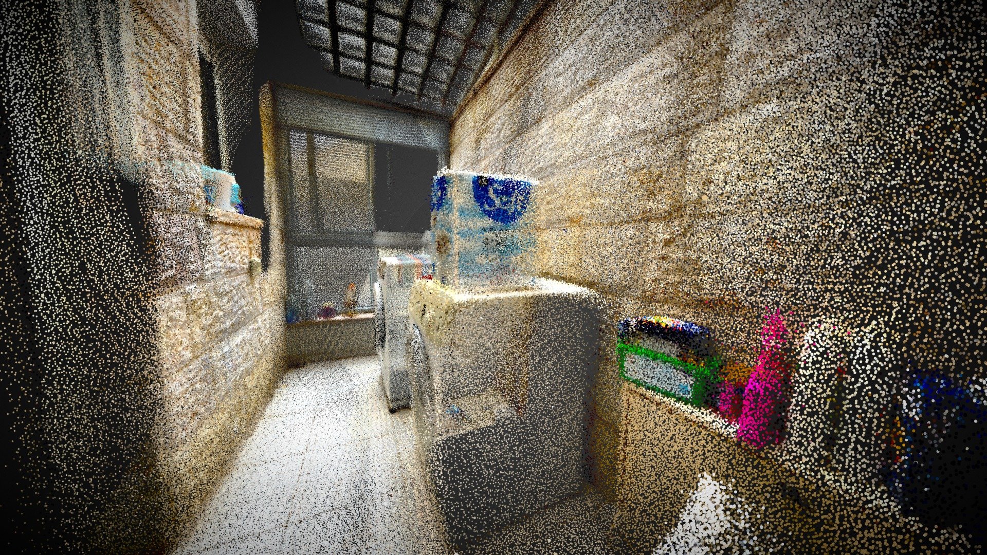 Washroom Pointcloud Lidar