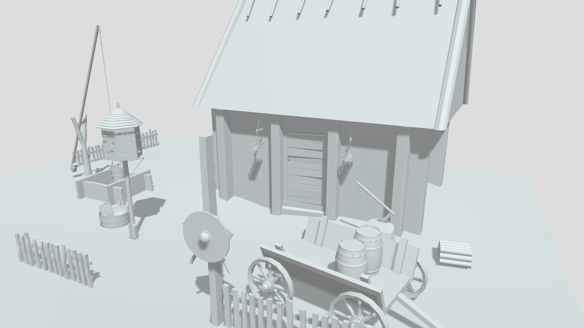 Blacksmith shop. The Witcher