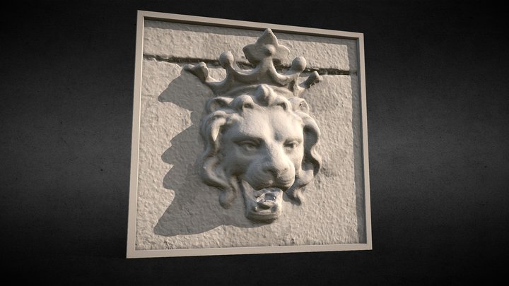 Lion Odessa 3D Model