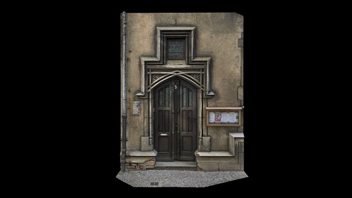 Wooden Door 3D Model
