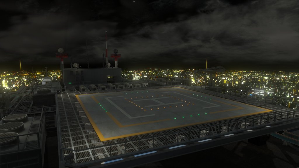 yakuza 3 - millennium tower roof