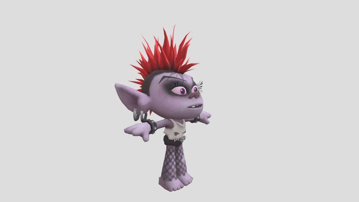 Barb (Trolls Pop) 3D Model