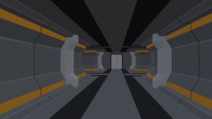 Space Ship 3D Model