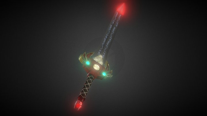 Power Sword Unuved Preveiw 3D Model