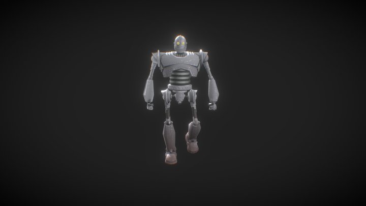 Iron Giant (HIKriggedWithFist) 3D Model