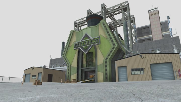 Cars-race-o-rama-motorco-building – Modello 3D gratuito STL
