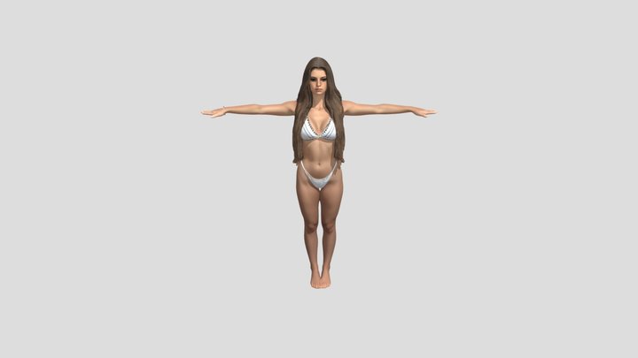 Brooke Monk 3D Model