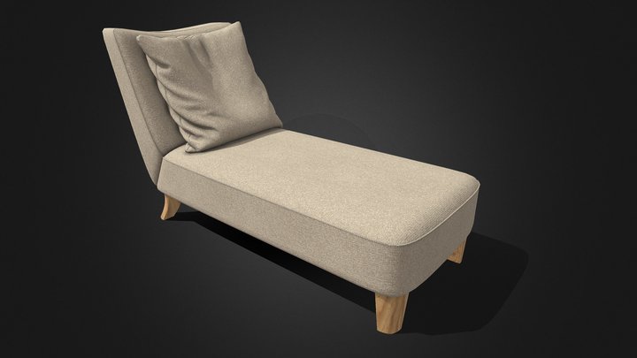 Chaise Lounge 3D Model