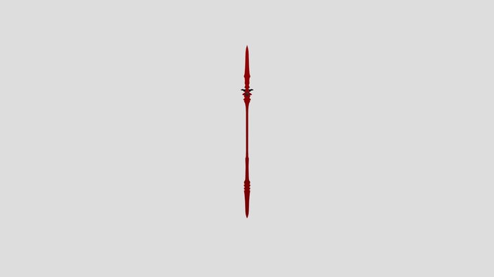 red spear 3D Model