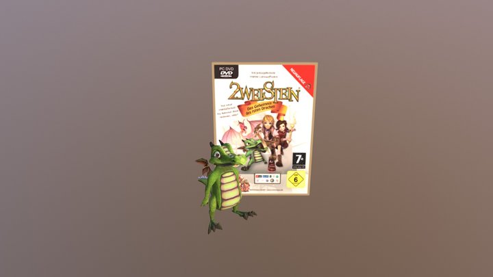 DVD Packung mit 2weistein 3D Model