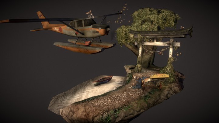 DAE 5 Finished props - By the ocean 3D Model