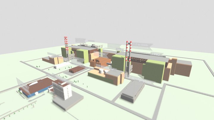 Paksi Atomerőmű 3D Model