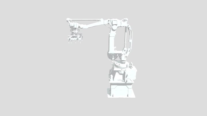 Robotic Arm Blueprint 3D Model