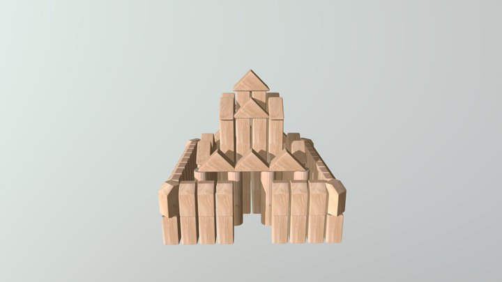 Unit Blocks Building 3D Model