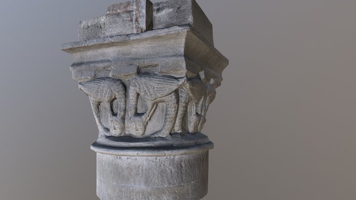 Chapiteau 3 - Basilique Avesnières 3D Model