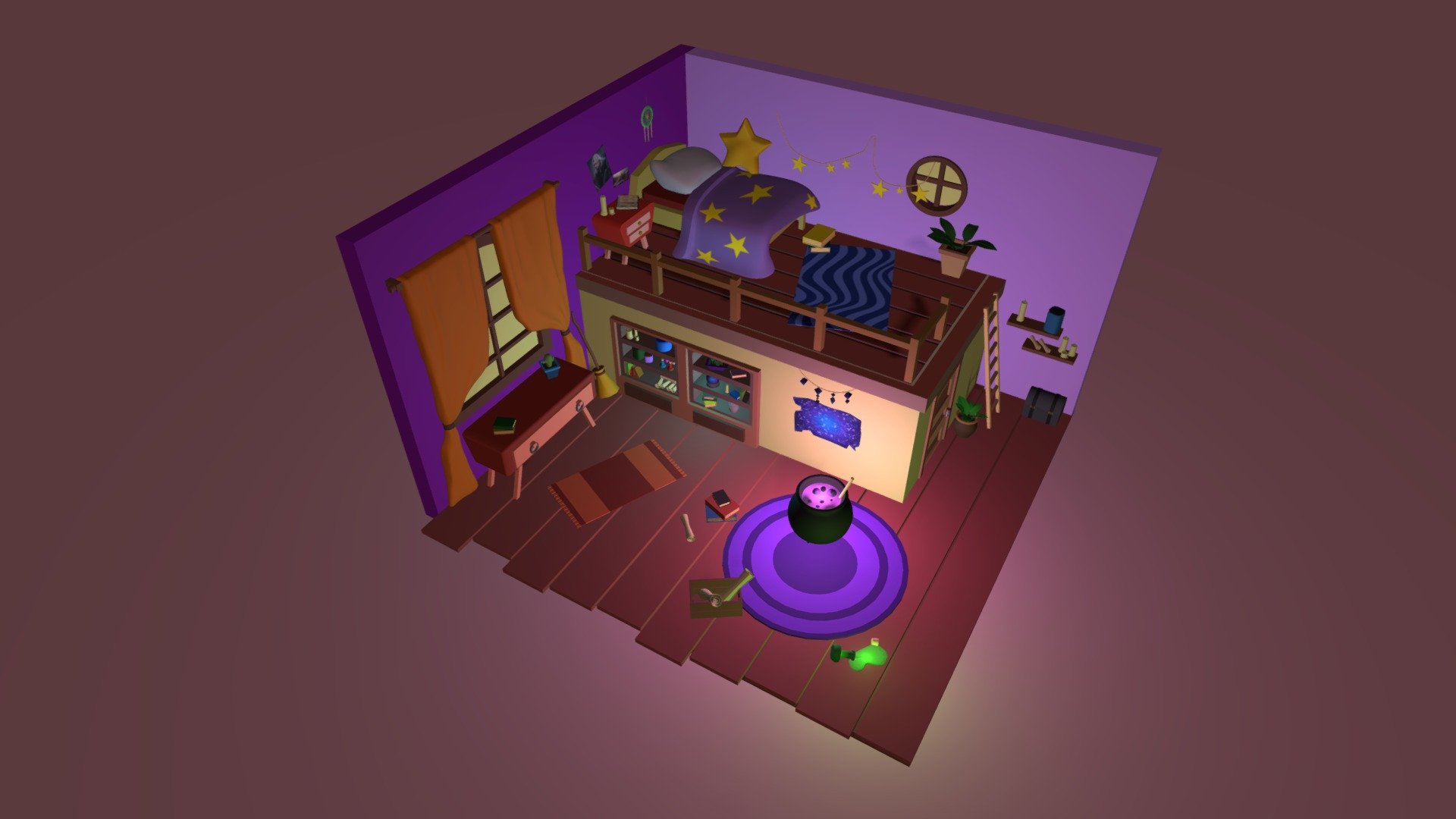 Witch Room Download Free 3d Model By Speedinfected 8fd5c71 Sketchfab 6101