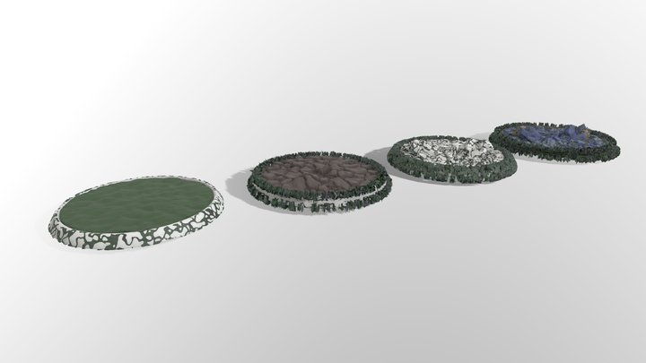 platforms 3D Model