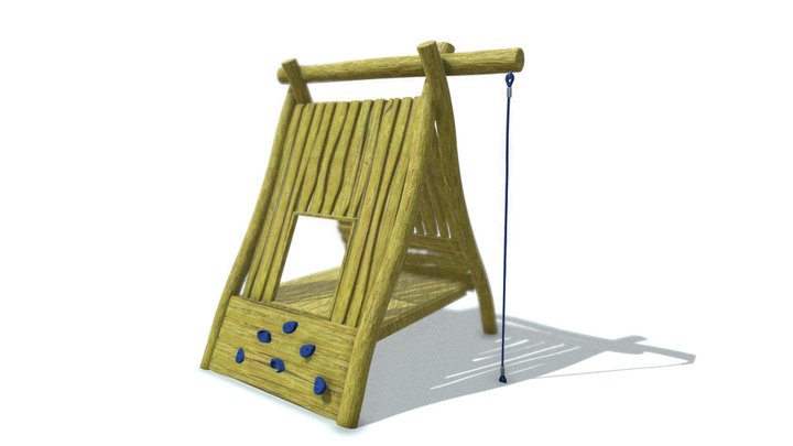 Robinia 'A' Den Playhide 3D Model