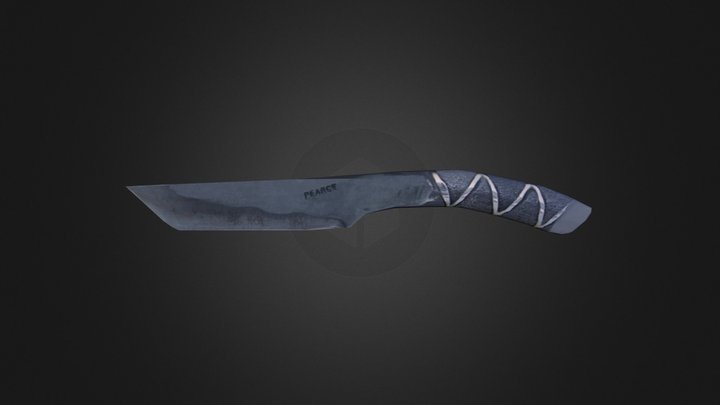 Tanto with Blinn Material 3D Model