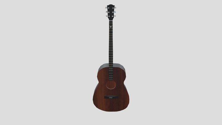 The Last of Us Part II, Guitar. 3D Model