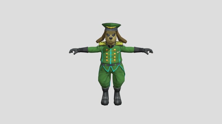 Captain Shears 3D Model