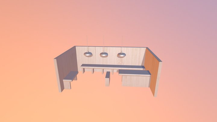 Part Of Office 3D Model
