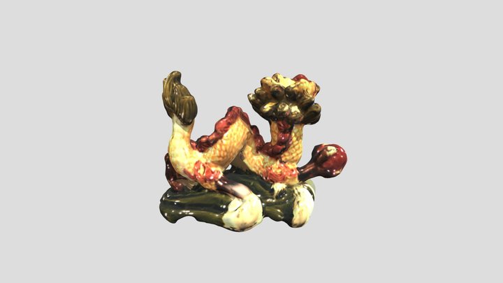 Small dragon near xNG 3D Model