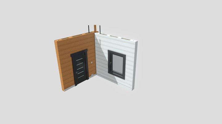 Дом из бруса | Forest House 3D Model
